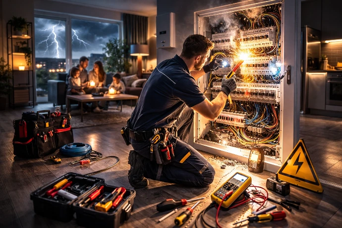 Elektriker Notdienst bei Stromausfall in Wörgl und Kufstein im Einsatz